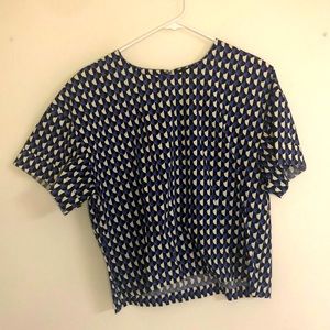 J.Crew Geometric Blouse